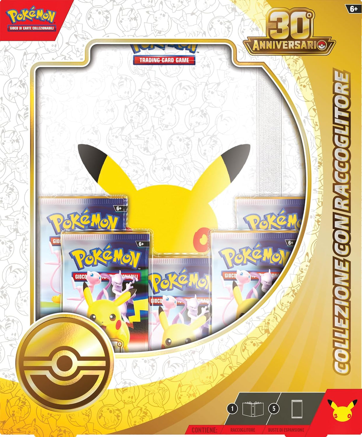 Pokémon: collezione con raccoglitore dell’espansione 30° Anniversario del GCC - Italiano
