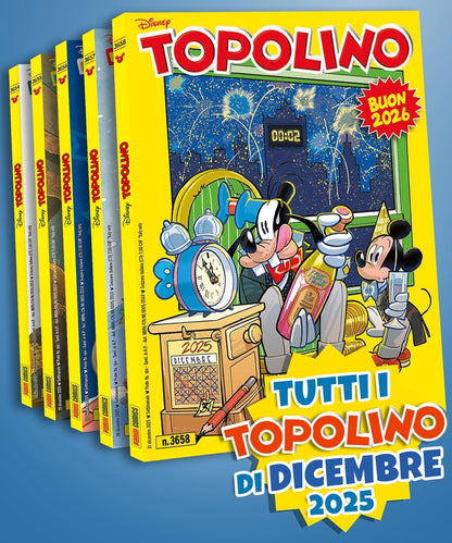 Set fumetti TOPOLINO - Pack Dicembre 2025