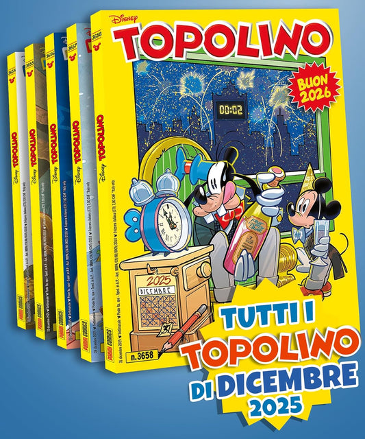 Set fumetti TOPOLINO - Pack Dicembre 2025