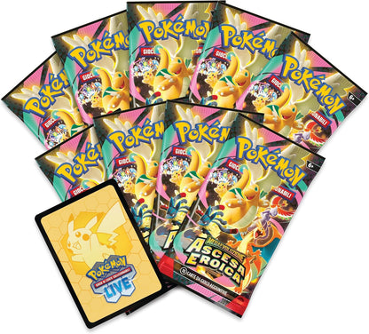JCC Pokémon : Collection d'autocollants Écarlate et Violette – Ascension héroïque (Salamèche)