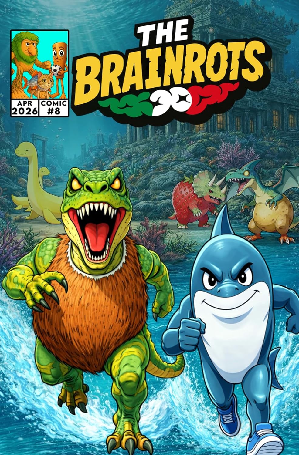 Fumetto The Brainrots n. 8 (Aprile 2026)