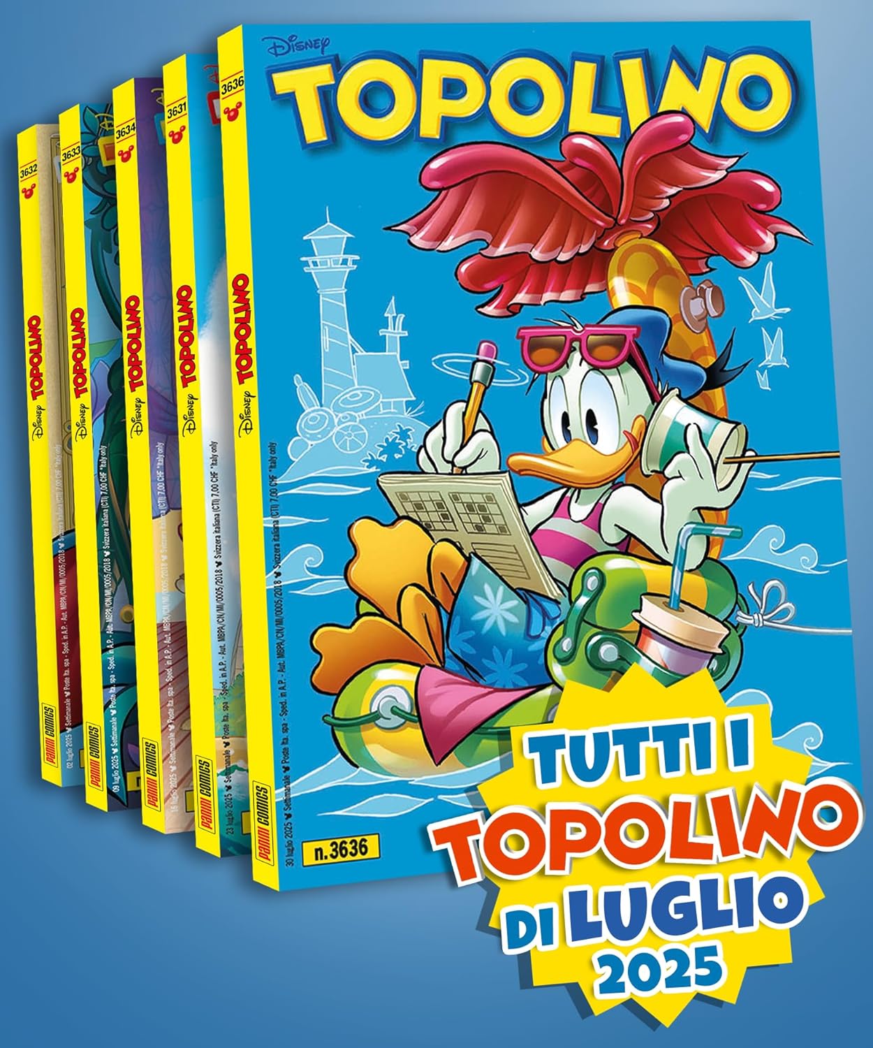 Set fumetti TOPOLINO - Pack Luglio 2025