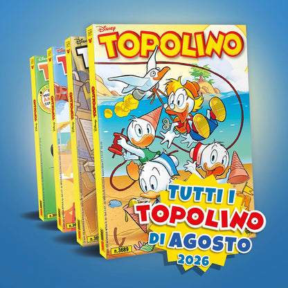 Set fumetti TOPOLINO - Pack Agosto 2026