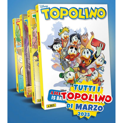 Set fumetti TOPOLINO - Pack Marzo 2025