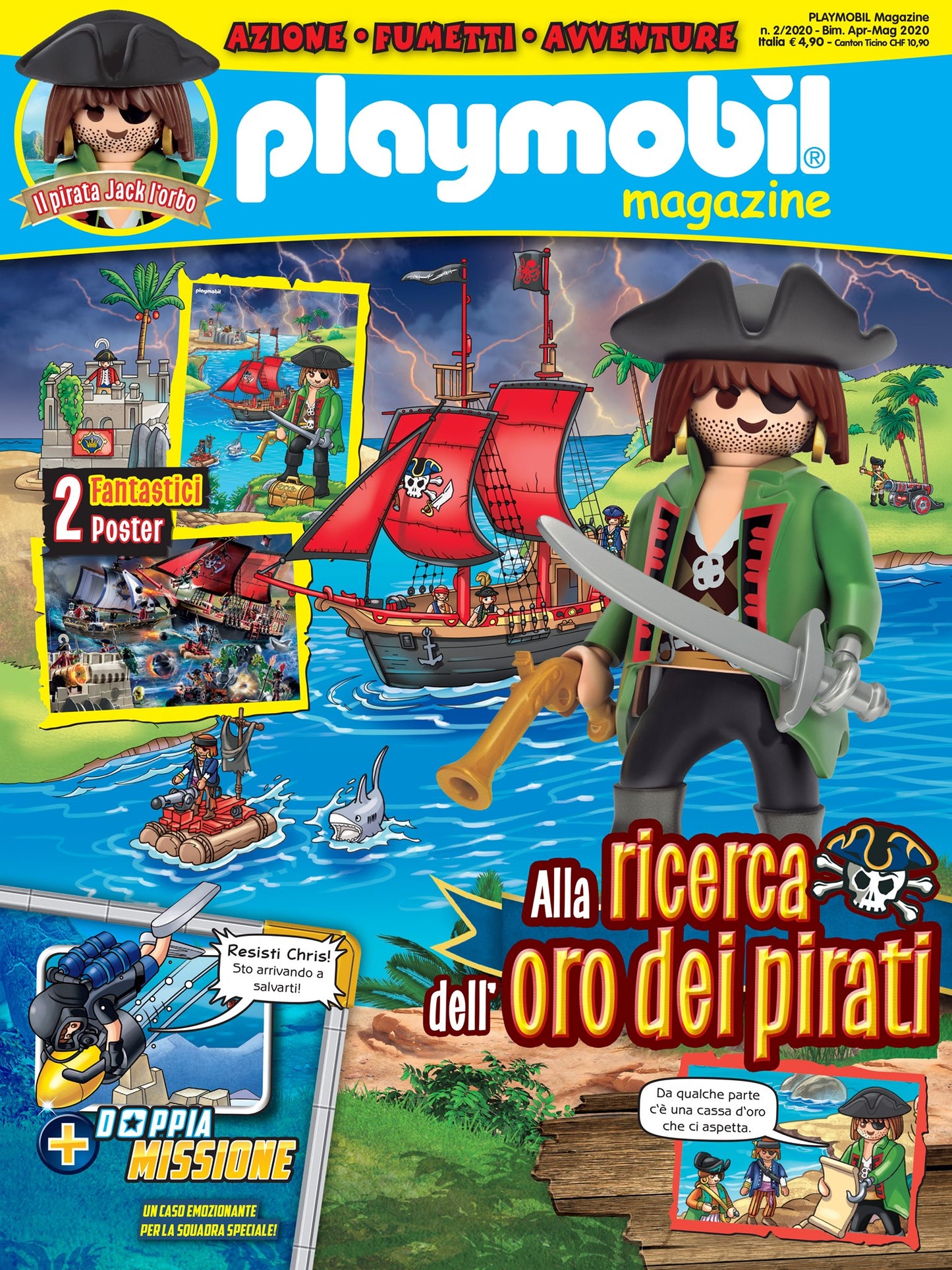 Magazine Playmobil Magazine n. 2 del 2020  + Pirata Limited Edition