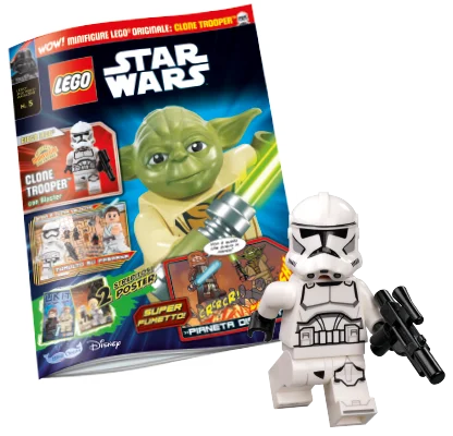 Rivista LEGO STAR WARS n.5 con Clone Tropper con blaster