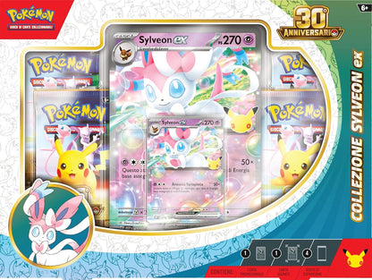 Pokémon: collezione Sylveon-ex dell’espansione 30° Anniversario del GCC in Italiano