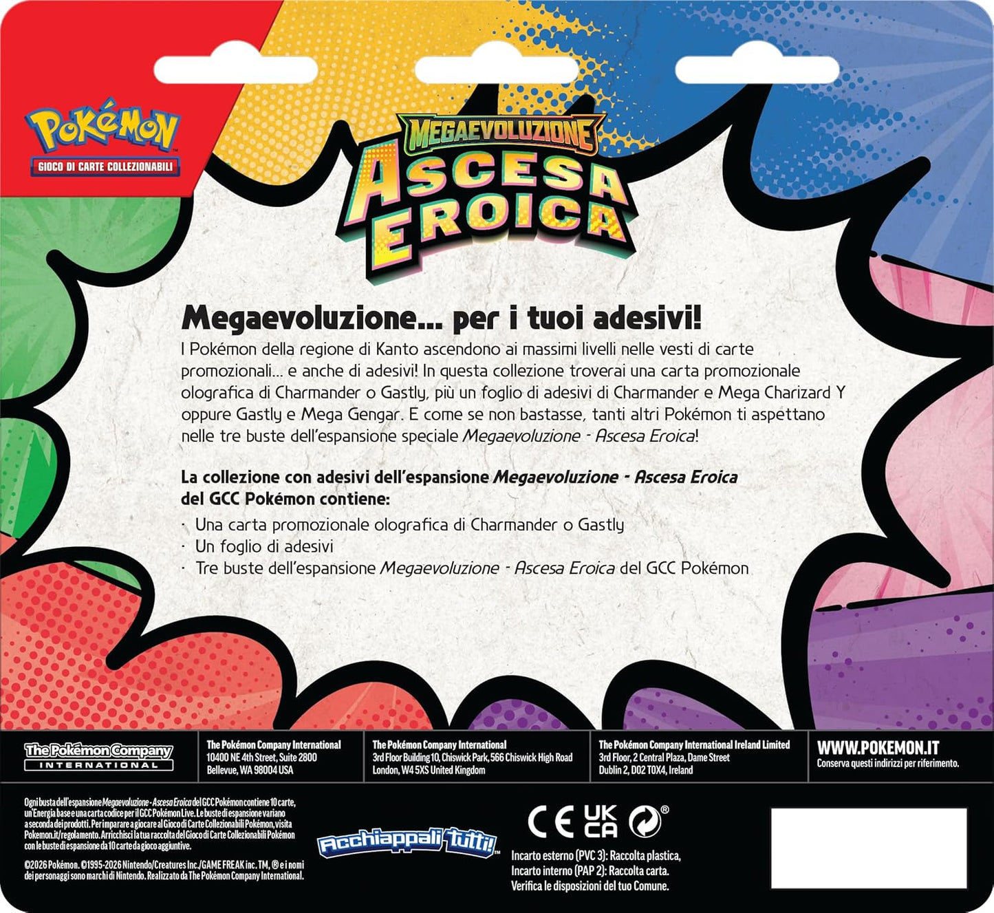JCC Pokémon : Collection d'autocollants Écarlate et Violette – Ascension héroïque (Fantôme)