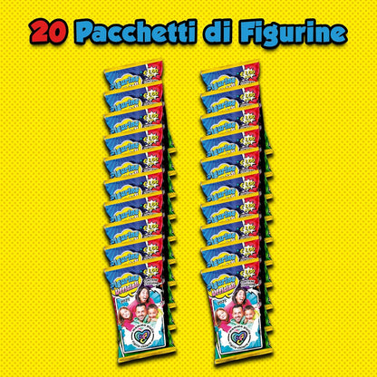 Set-Album und/oder versiegelte Packungen mit Aufklebern BLUEY 2024 Sticker Starter Pack