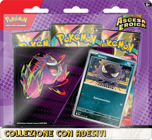 Pokémon TCG: Scarlet &amp; Violet—Heroic Ascension Sticker Collection (Gastly)