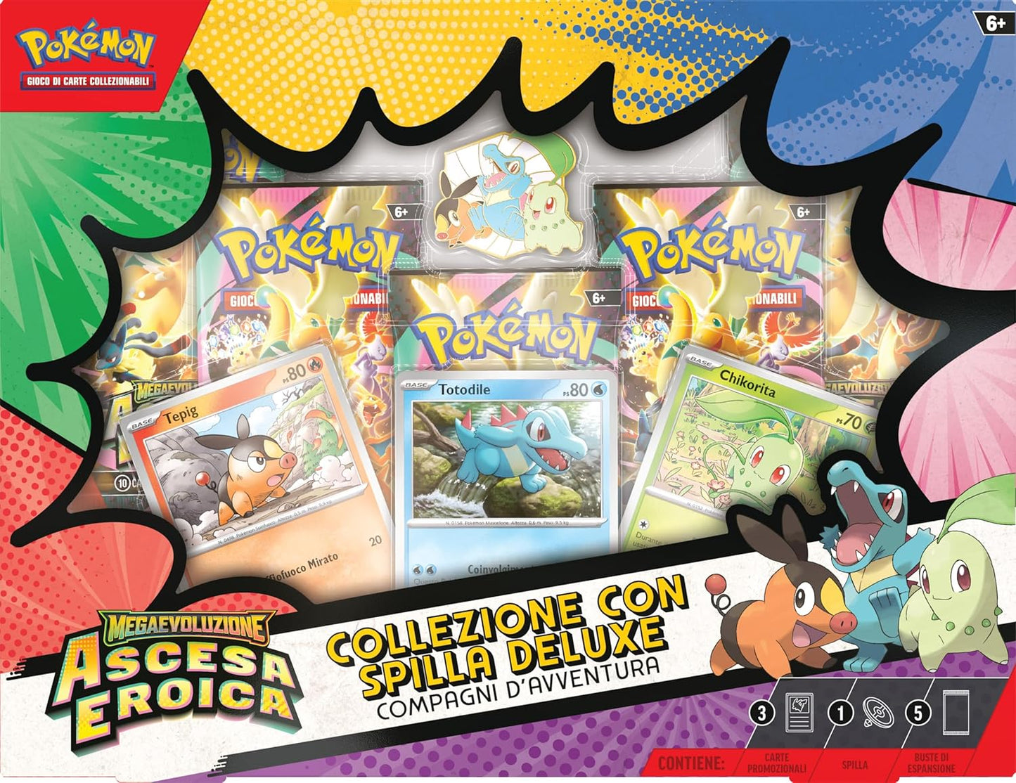 JCC Pokémon : Collection d'autocollants Écarlate et Violette – Ascension héroïque (Salamèche)