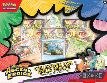 JCC Pokémon : Collection d'autocollants Écarlate et Violette – Ascension héroïque (Salamèche)