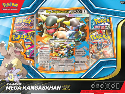 Pokémon: collezione Mega Kangaskhan-ex del GCC Pokémon (una carta promozionale olografica, una carta promozionale lenticolare gigante e quattro buste di espansione) Edizione in Italiano