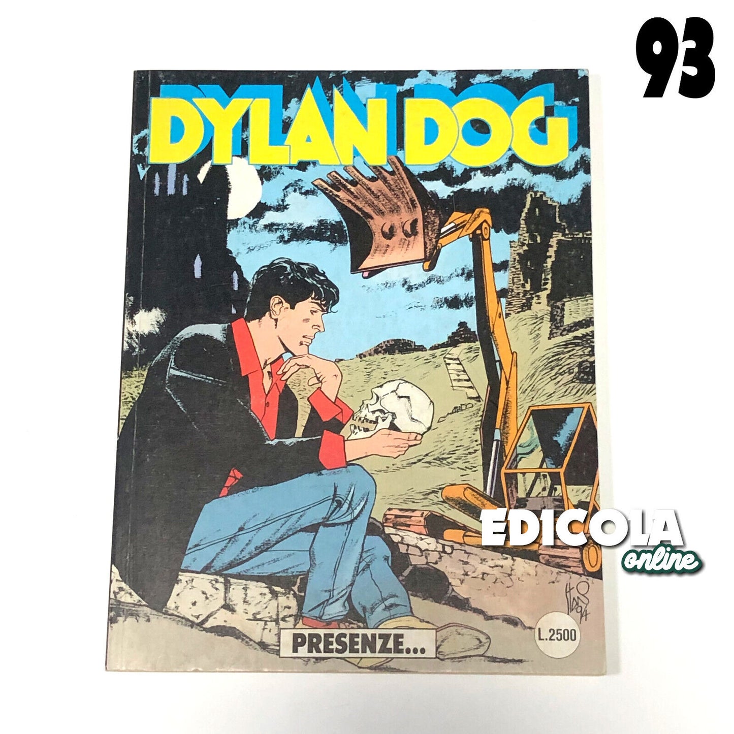 Comics von 51 bis 100 der ersten 1. Originalausgabe von Dylan Dog Lot runden Ihre Sammlung ab