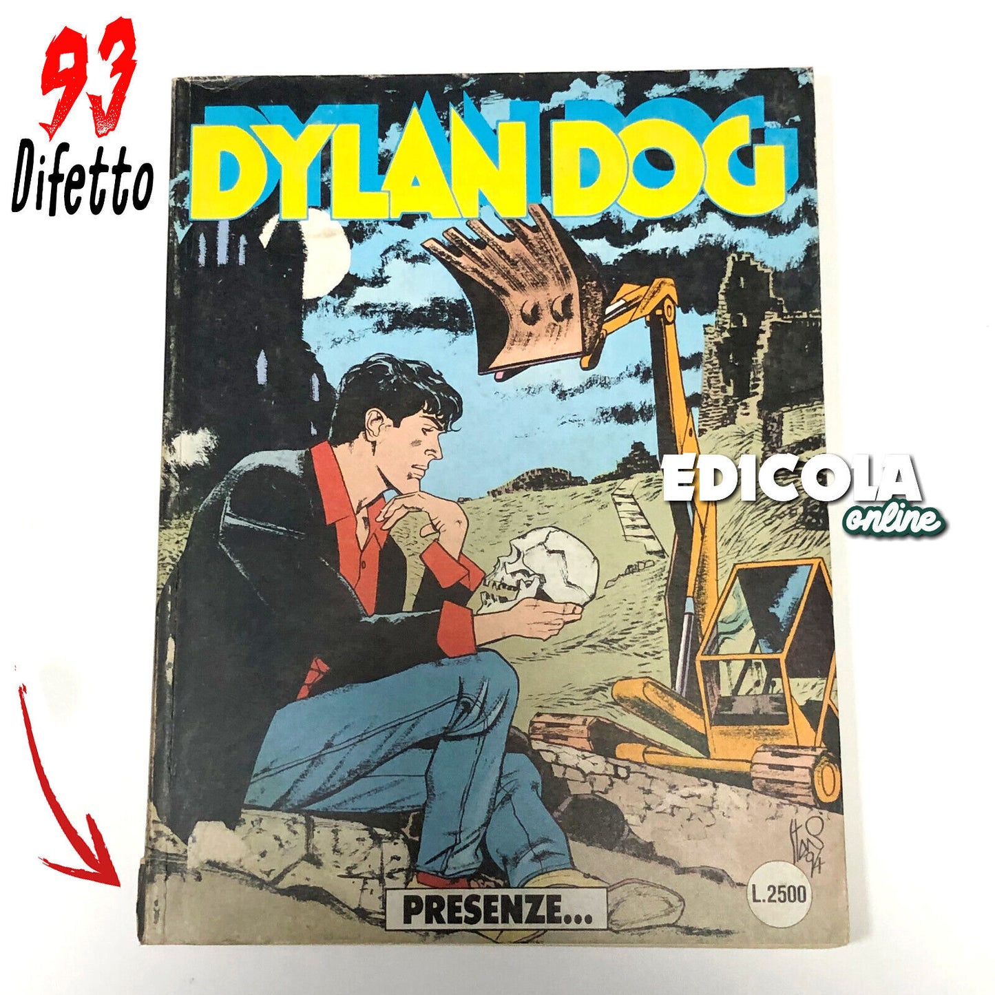 Comics von 51 bis 100 der ersten 1. Originalausgabe von Dylan Dog Lot runden Ihre Sammlung ab