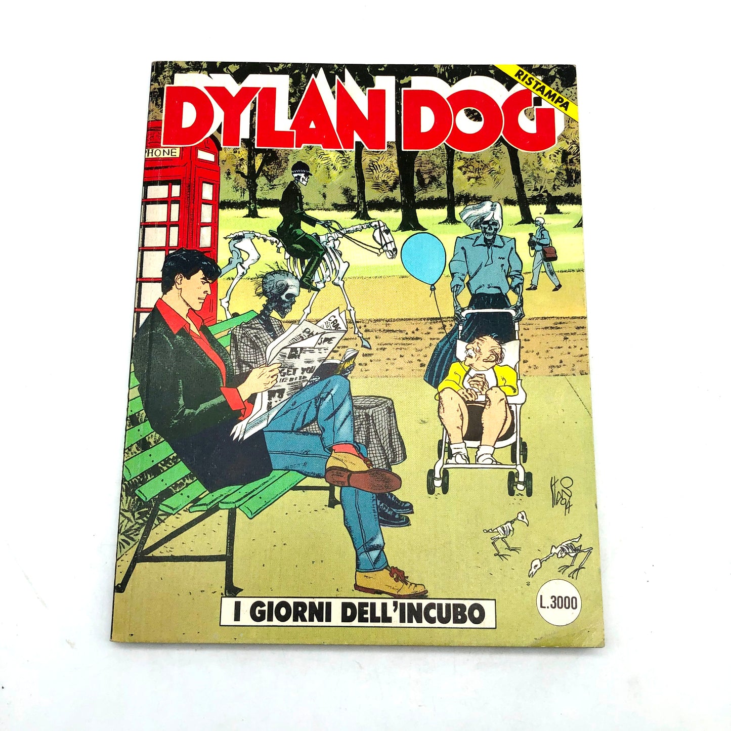 Fumetti di DYLAN DOG lotto Serie 1 prima Ristampa Sequenza non completa Bonelli