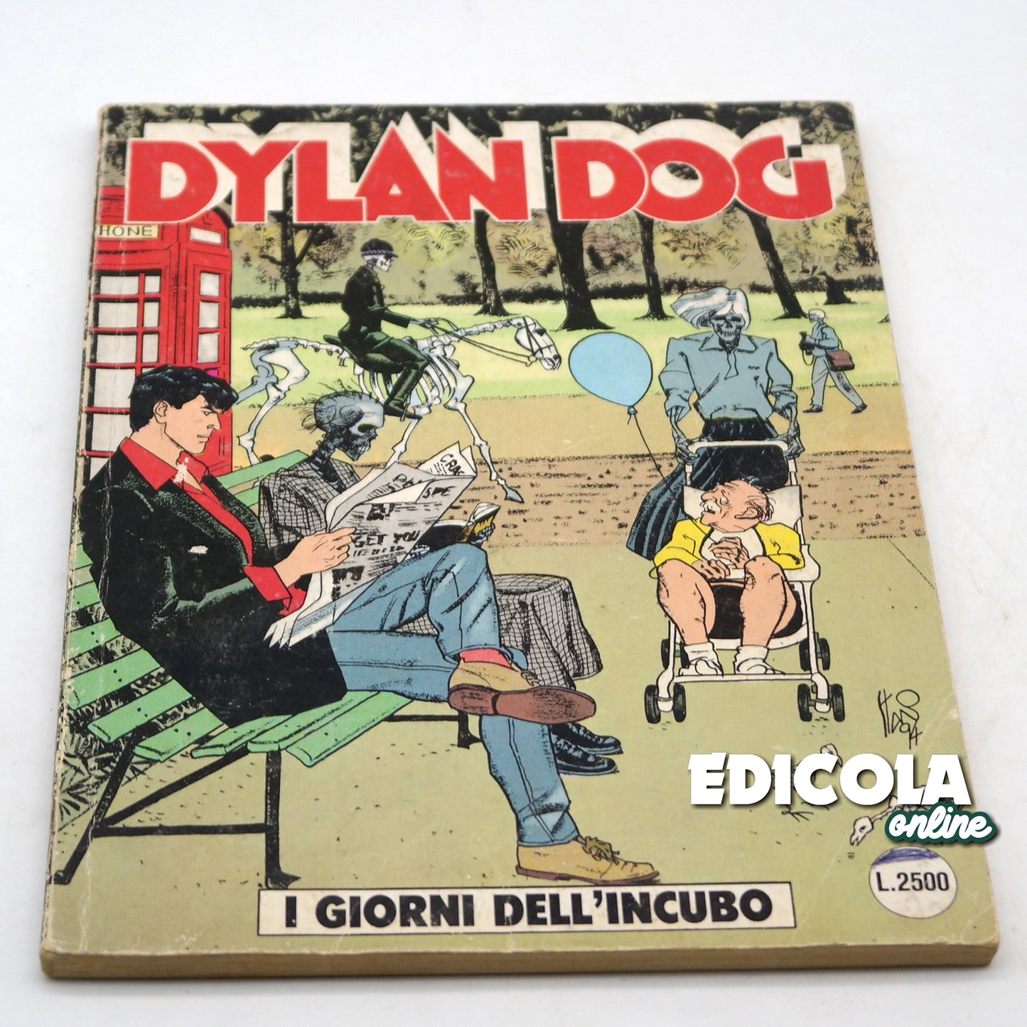Comics von 51 bis 100 der ersten 1. Originalausgabe von Dylan Dog Lot runden Ihre Sammlung ab