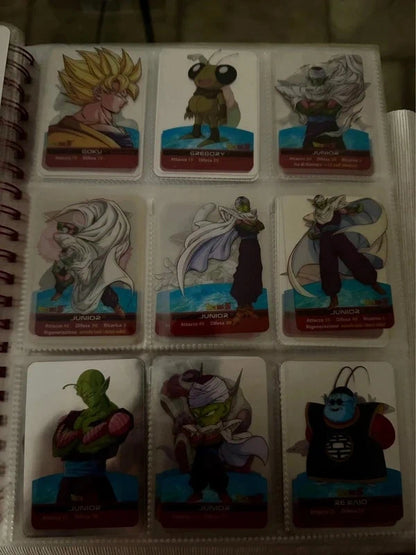 Raccoglitore con 117 Cards Edibas Lamincards Dragonball Z - Serie Argento
