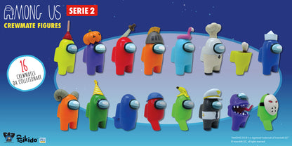 mini figurines 3D des personnages de la série 3 AMONG US Toikido Crewmate Newsstand