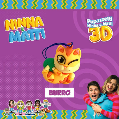 Scegli il tuo Personaggi Pupazzetti NINNA e MATTI 3D Action Figure Youtube Gamer