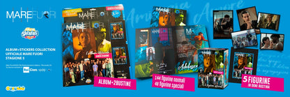 Set Album e/o Bustine di Figurine MARE FUORI Stagione 5 (2025) Sticker TV Serie Rai