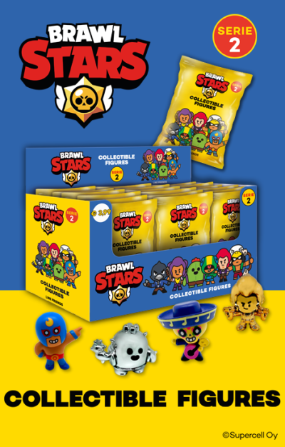 BRAWL STARS mini figurines série 2 figurines d'action personnages 3D (2024)