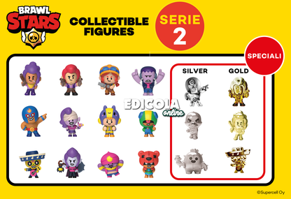 BRAWL STARS mini figurines série 2 figurines d'action personnages 3D (2024)