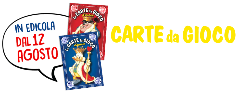 Fumetto TOPOLINO 3377 + 3378 Sigillato Edicola da Collezione + 2x Mazzo di carte Blisterato