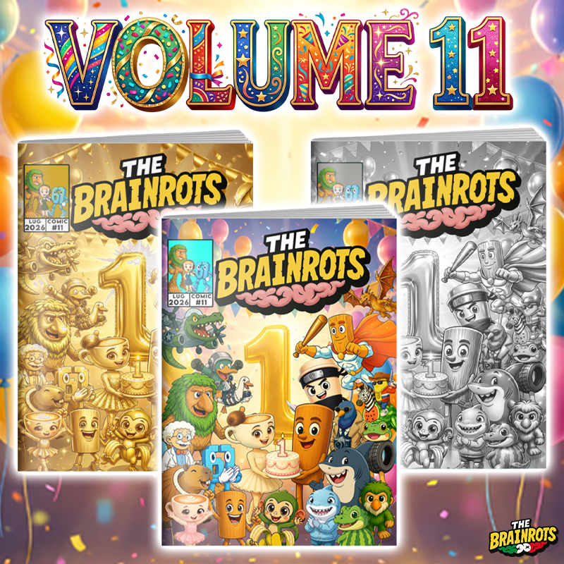 Fumetto The Brainrots n. 11 (Luglio 2026) - 3 Cover disponibili