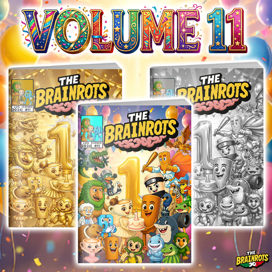 Fumetto The Brainrots n. 11 (Luglio 2026) - 3 Cover disponibili