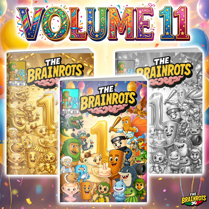 Fumetto The Brainrots n. 11 (Luglio 2026) - 3 Cover disponibili