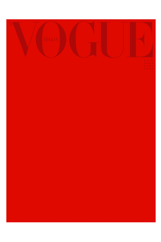 Set of 6 VOGUE ITALIA Covers - 6 Collectible Covers for 60th Anniversary