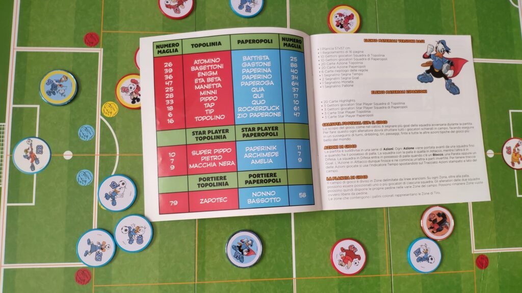 Set Completo 3/3 - Gioco CALISOTA Football CUP con Fumetti di Topolino Speciale Calcio - tutte le uscite