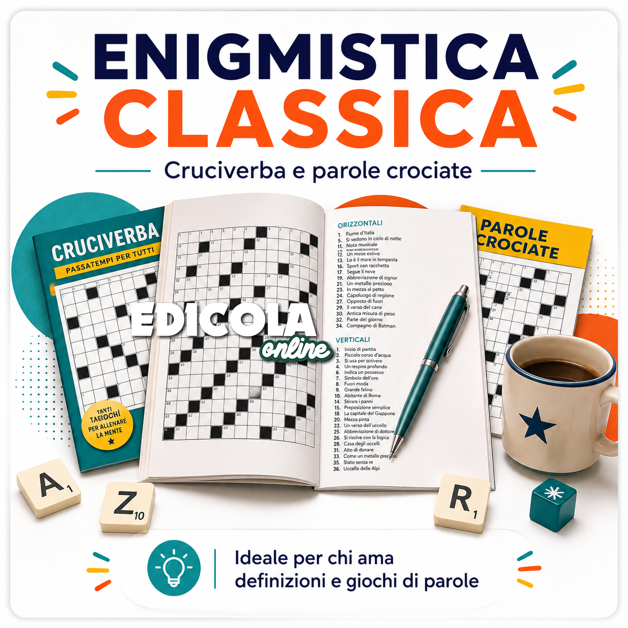 Crea il tuo Stock di Enigmistica: Cruciverba, Puzzle, Sudoku, Autodefiniti e Crittografati