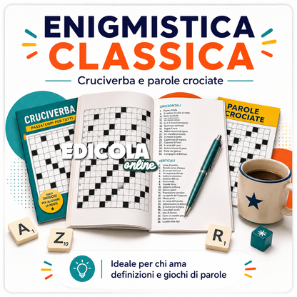 Crea il tuo Stock di Enigmistica: Cruciverba, Puzzle, Sudoku, Autodefiniti e Crittografati
