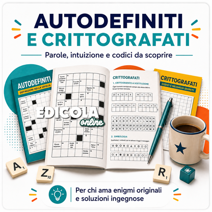 Crea il tuo Stock di Enigmistica: Cruciverba, Puzzle, Sudoku, Autodefiniti e Crittografati