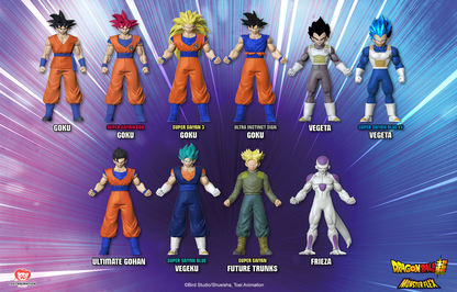 DRAGONBALL Super ausziehbare 3D-Actionfigur Monsterflex Goku Manga-Charaktere