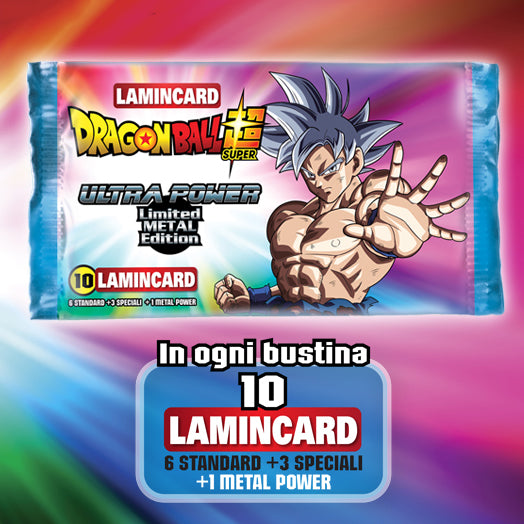 Bustine Sigillate di CARD DRAGONBALL Ultra Power LIMITED METAL EDITION - LAMINCARDS