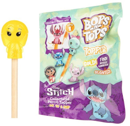BOPS N TOPS Surprise Bag Lilo &amp; Stitch Pencil Topper 3cm