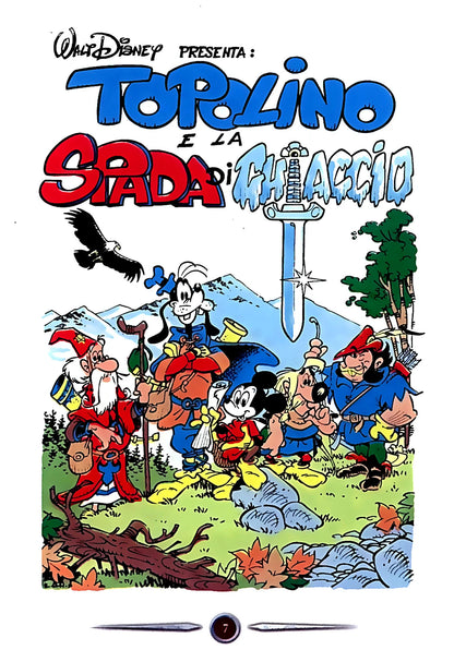 I'm selling all the used comic books from the complete SAGA OF MICKEY MOUSE AND THE LEGEND OF THE ICE SWORD series, booklet format.