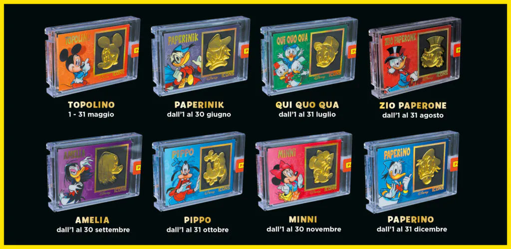 Disney icons Black GOLD Collection - Card Panini