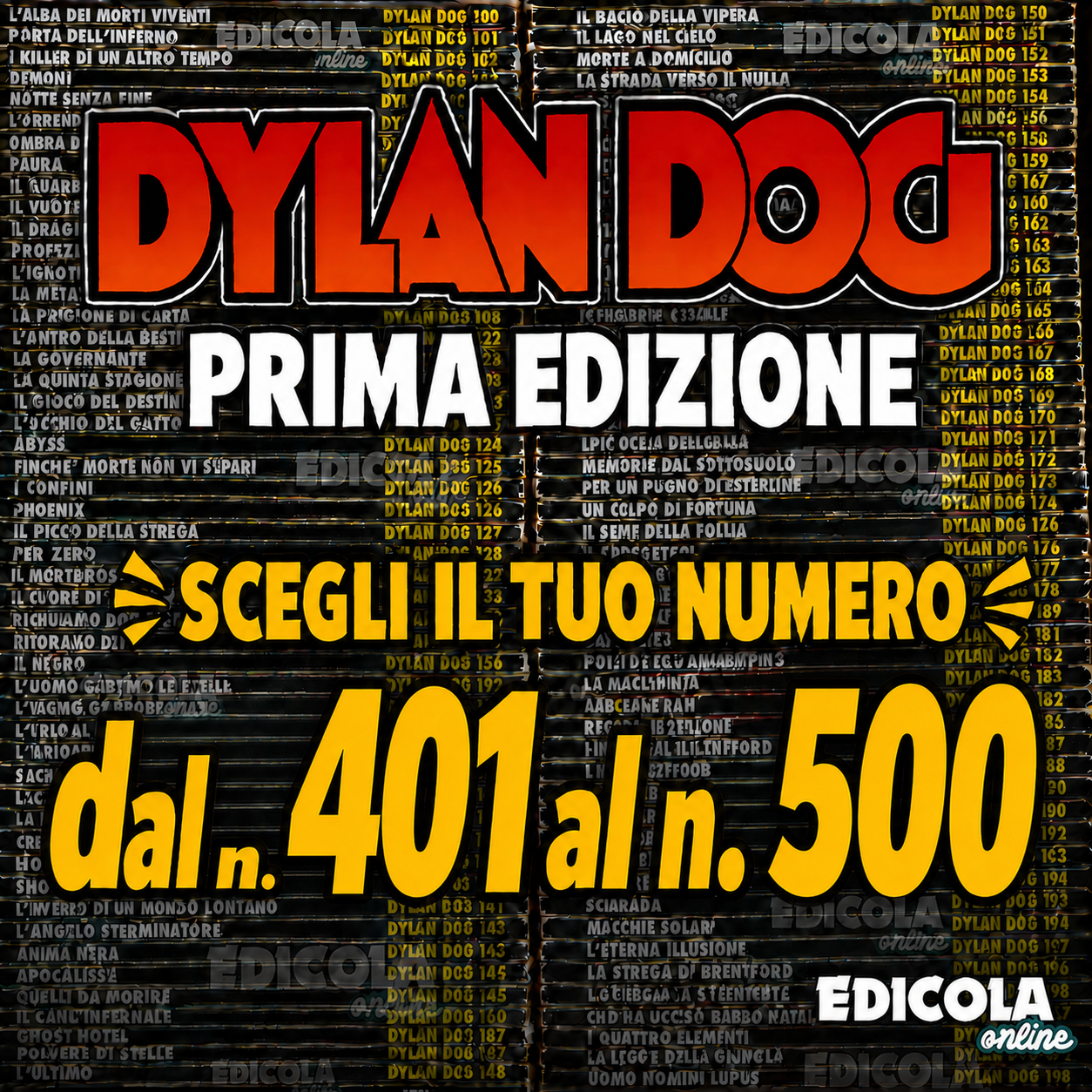 DYLAN DOG Comics 201 Original First 1st Edition Lot Complete Your Collection