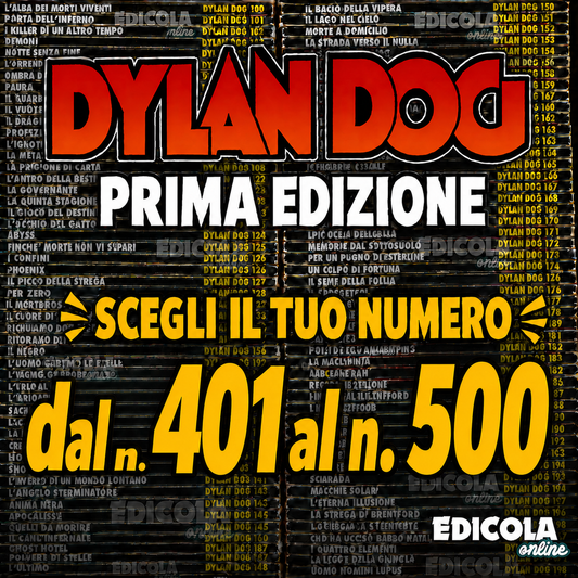 Lot original de 201 BD de Dylan Dog, première édition. Complétez votre collection !