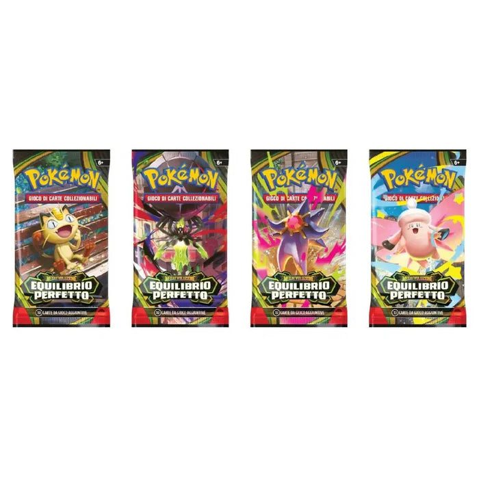 Bustine singole Pokémon ITA Sigillate - 10 Carte da Gioco espansioni in Italiano