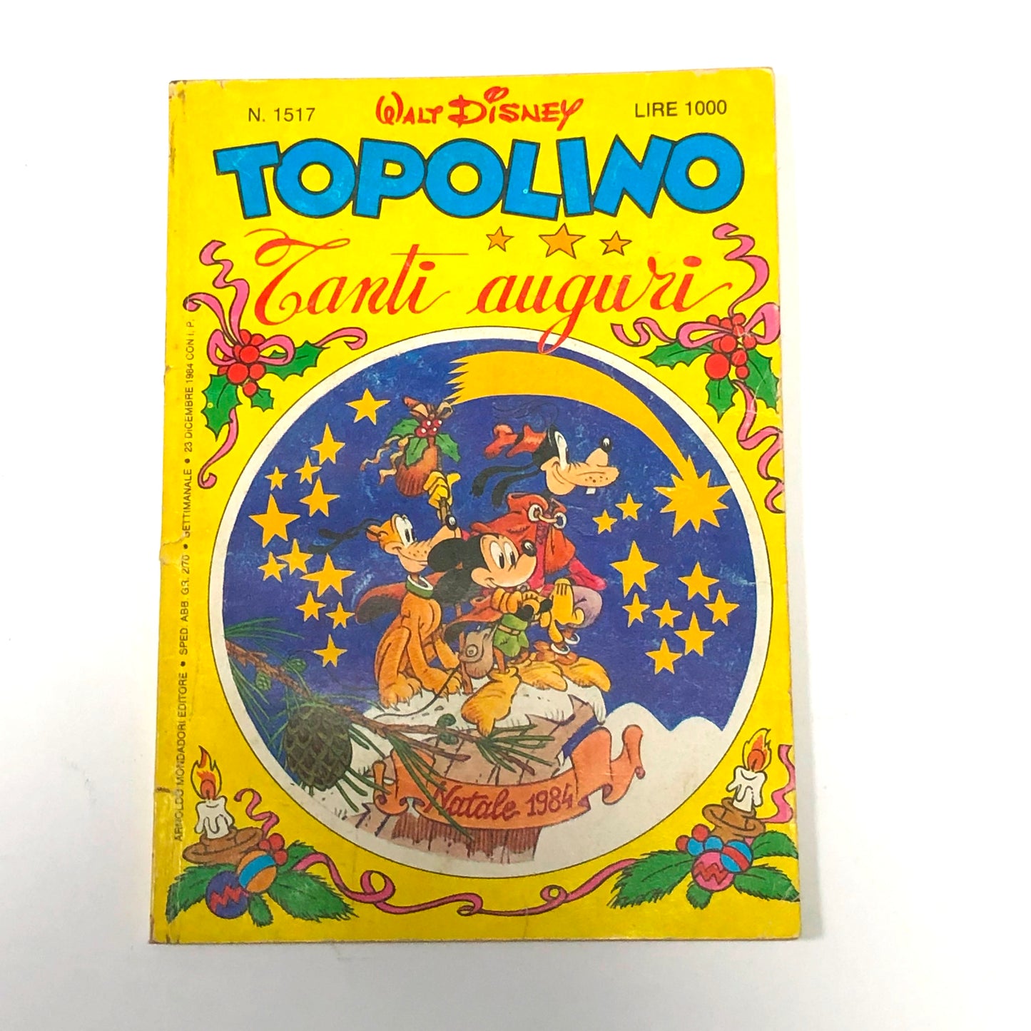 Lot de bandes dessinées Mickey Mouse, collection spéciale, livret dédié à Noël (variante)