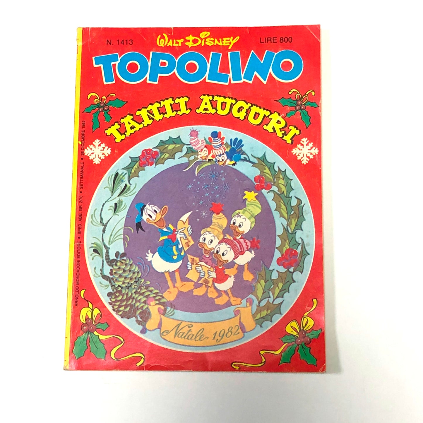 Lot de bandes dessinées Mickey Mouse, collection spéciale, livret dédié à Noël (variante)