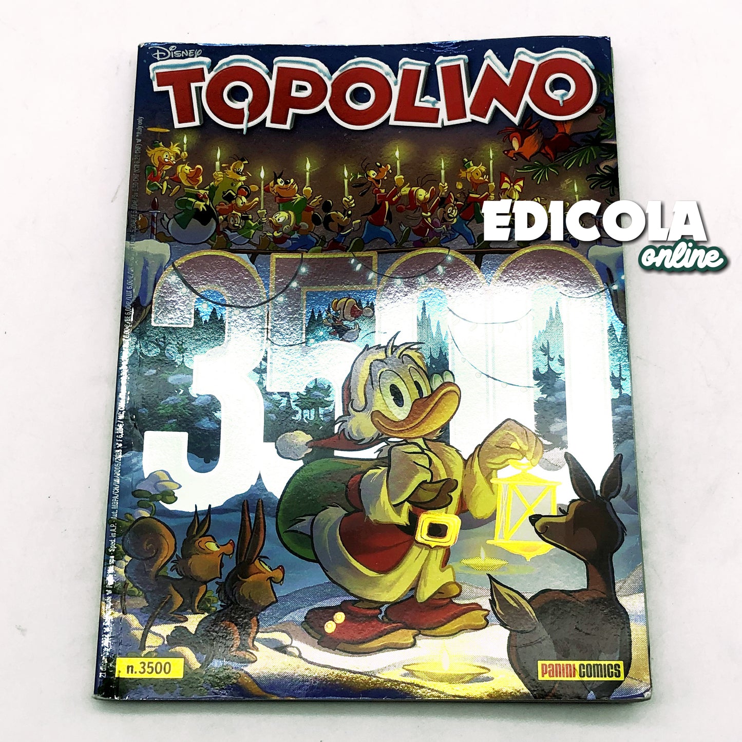 Lot de bandes dessinées Mickey Mouse, collection spéciale, livret dédié à Noël (variante)
