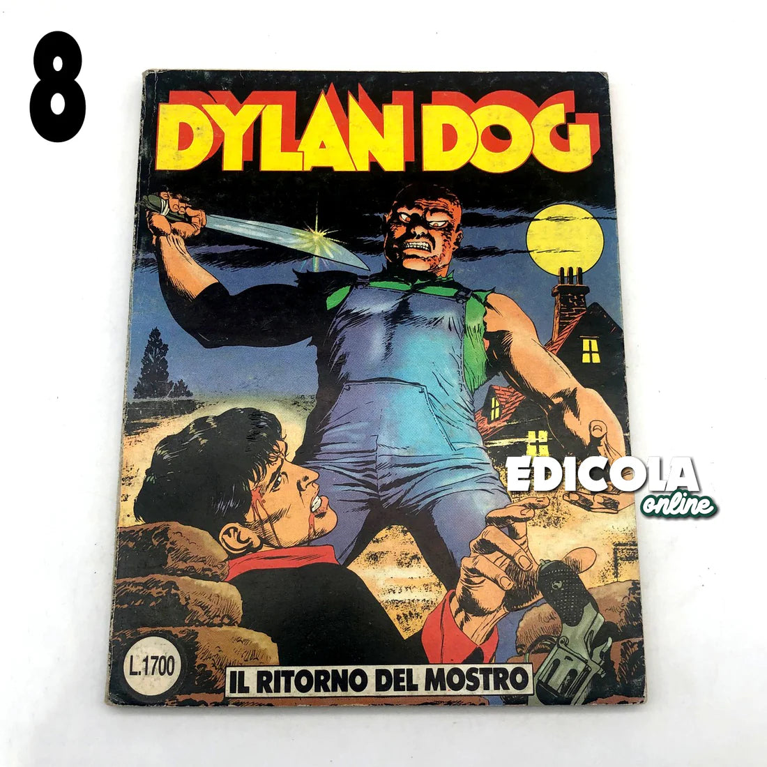 Comics von 1 bis 10 von DYLAN DOG. Originallos, erste Auflage. Vervollständigen Sie Ihre Sammlung
