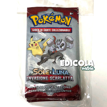 Packs simples Pokémon ITA scellés - 3 cartes de jeu d'extension en italien