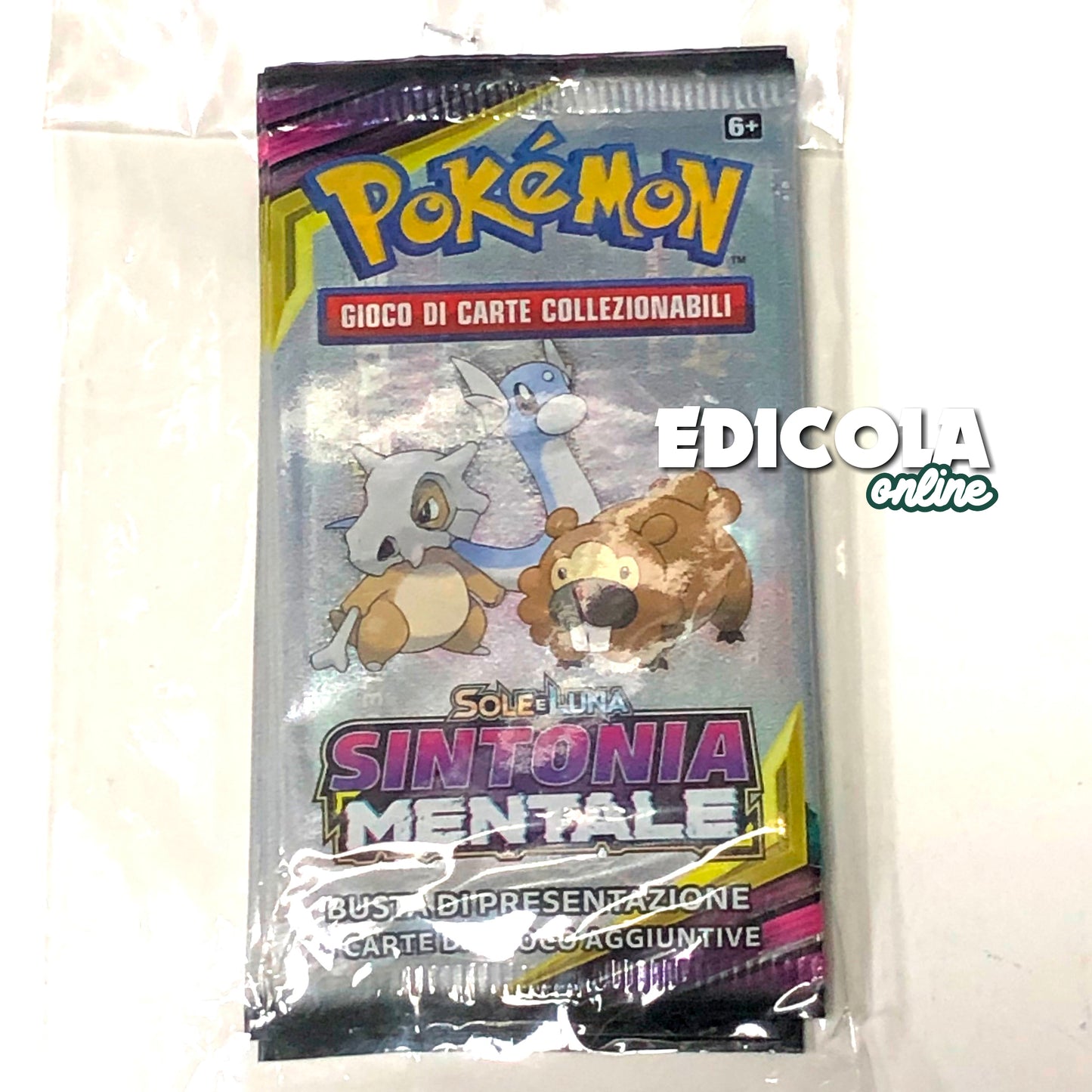 Packs simples Pokémon ITA scellés - 3 cartes de jeu d'extension en italien
